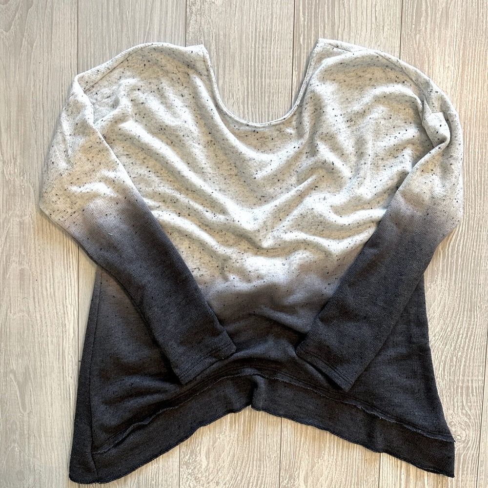 Open back sweater